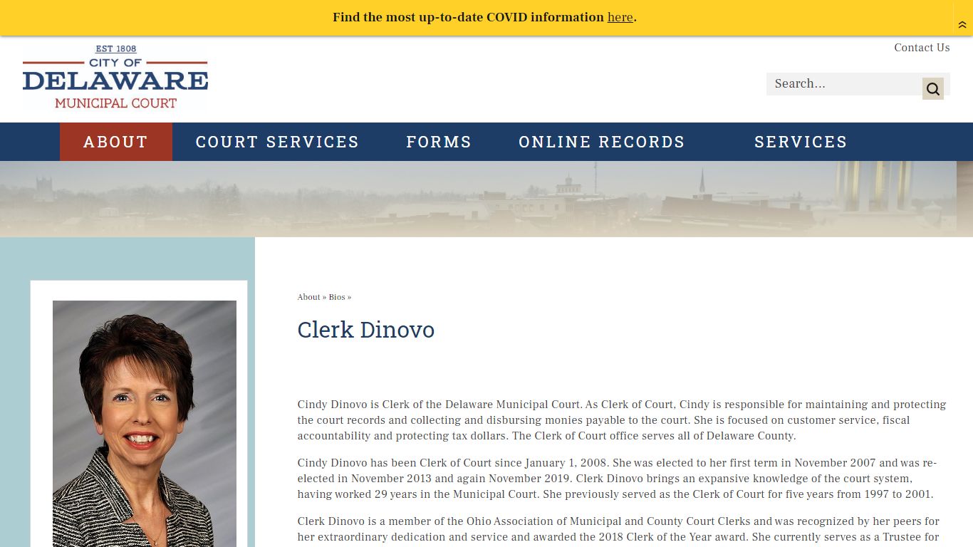 Clerk Dinovo | Delaware, OH